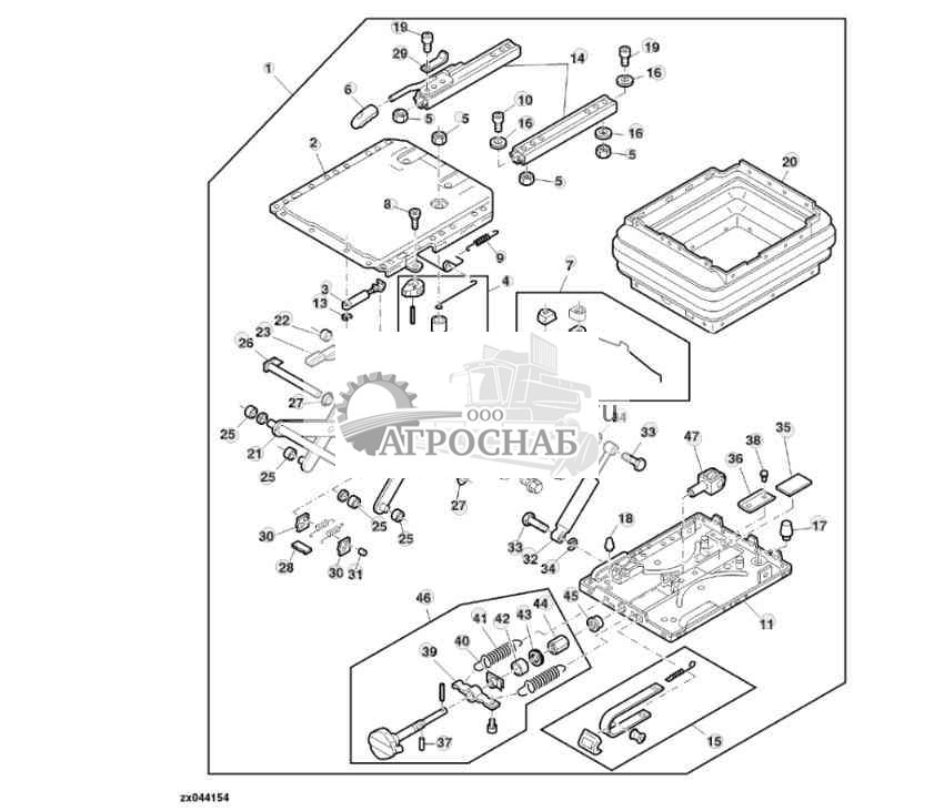 Сиденье оператора MSG85 